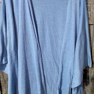 Light Blue Open Cardigan